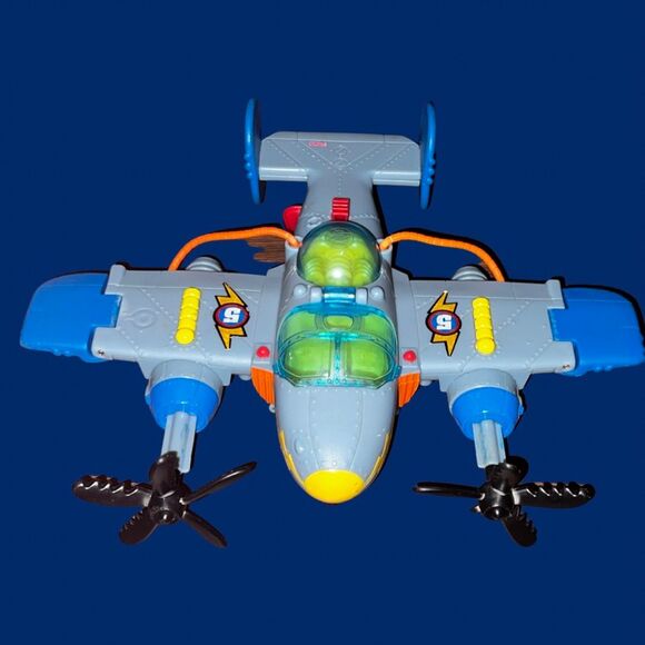 Fisher Price Imaginext Sky Racers Tornado Prop Plane Jet Airplane Fighter 2009 - Picture 5 of 16